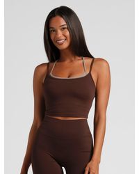 Comfrt - Core Double Layer Crop Tank - Lyst