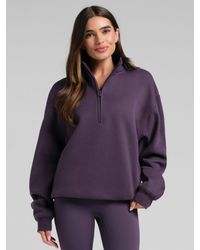 Comfrt - Basic Quarter Zip Mock Neck - Lyst
