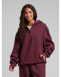 Comfrt - Basic Half Zip Hoodie – Mega - Lyst
