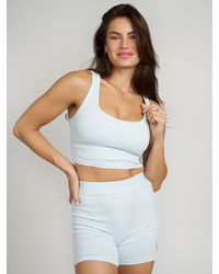 Comfrt - Rib Contour Crop Tank - Lyst