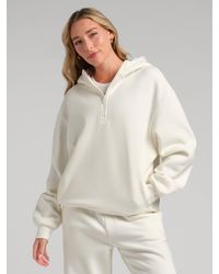 Comfrt - Basic Half Zip Hoodie – Mega - Lyst