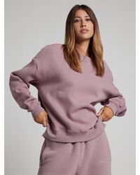 Comfrt - Basic Crop Crew Sweatshirt - Lyst
