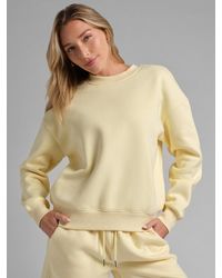 Comfrt - Basic Crop Crew Sweatshirt - Lyst