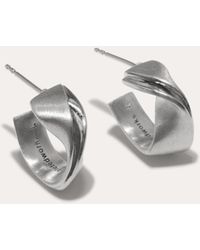 Completedworks - Plume - Platinum Plated Earrings - Lyst