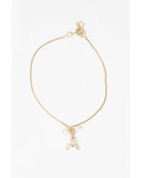 Completedworks - Classicworkstm A - Gold Vermeil And Pearl Bracelet - Lyst
