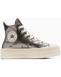 Converse Chuck Taylor All Star Ombre Metallic in Grey | Lyst UK