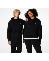 Converse - Go-To Embroidered Star Chevron Standard Fit Fleece Hoodie - Lyst