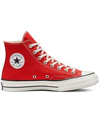 converse chuck taylor sasha vintage red and white trainers