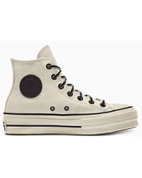 Converse - Custom chuck taylor all star lift platform leather by you - Lyst