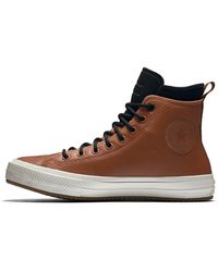 mens brown converse boots