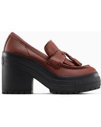 Converse - Chuck 70 De Luxe Heel Loafer Platform Leather - Lyst