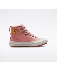 Converse - SneakerBoot Chuck Taylor Berkshire Converse Color Leather - Lyst