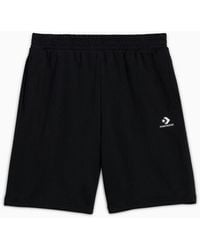 Converse - Go-to Embroidered Star Chevron Standard-fit Fleece Short - Lyst