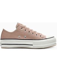 Converse - Custom Chuck Taylor All Star Lift Platform Leather By You - Lyst