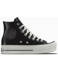 Converse - Custom Chuck Taylor All Star Lift Platform Leather By You - Lyst