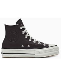 Converse - Custom chuck taylor all star lift platform leather by you - Lyst