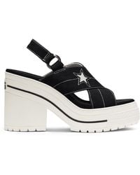 converse one star heel sandals