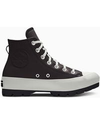 Converse - Custom Chuck Taylor Lugged Platform Leather By You - Lyst