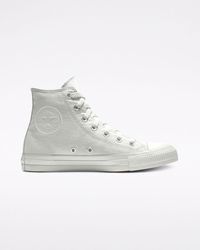 custom leather converse