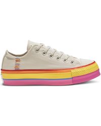 rainbow platform converse