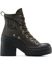 Converse - Chuck 70 De Luxe Heel Platform Western Glam Leather - Lyst