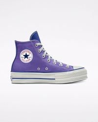 converse platform purple