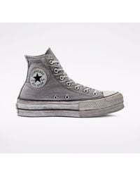 Converse - Chuck Taylor All Star Lift Platform Smoked Canvas - Lyst