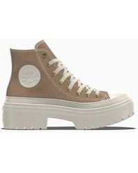 Converse - Custom Chuck Taylor All Star Lugged Heel Platform Leather By You - Lyst