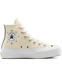 Converse - Chuck Taylor All Star Lift Platform Petite Petals Canvas For - Lyst