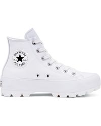 white high heel converse