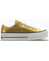 Converse - Custom Chuck Taylor All Star Lift Platform Leather By You - Lyst