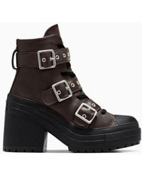 Converse - Chuck 70 De Luxe Heel Platform Leather & Buckles - Lyst