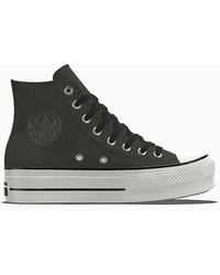 Converse - Custom Chuck Taylor All Star Lift Platform Leather By You - Lyst