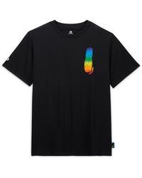 Converse Go-to All Star Pride Deconstructed Graphic T-shirt - Black