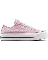 Converse - Chuck Taylor All Star Lift Platform Leopard - Lyst