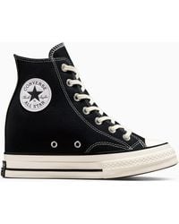 Converse - Chuck 70 wedge platform white - Lyst