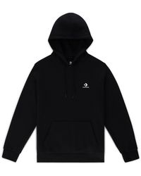 converse black hoodie mens
