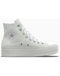 Converse - Custom chuck taylor all star lift platform wedding by you - Lyst