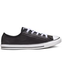 converse dainty mid leather