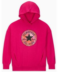 Converse - Oversized Chuck Taylor Patch Hoodie - Lyst