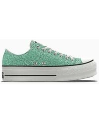 Converse - Custom Chuck Taylor All Star Lift Platform Glitter By You - Lyst