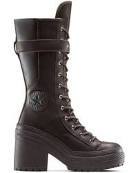 Converse - Chuck 70 De Luxe Heel Xxhi Platform Buckles Leather For - Lyst