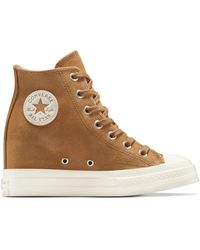 Converse - Chuck 70 Wedge Platform Suede For - Lyst