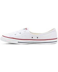 ladies converse ballet flats