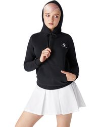 black converse hoodie womens