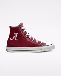 Converse - Custom Chuck Taylor All Star University Of Arkansas Razorbacks By You Canvas - Lyst