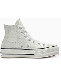 Converse - Custom Chuck Taylor All Star Lift Leather By You - Lyst