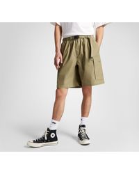 Converse - Utility 9" baggy shorts grey - Lyst