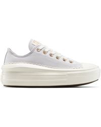 Converse - Chuck Taylor All Star Move Platform Lace Trim Canvas For - Lyst