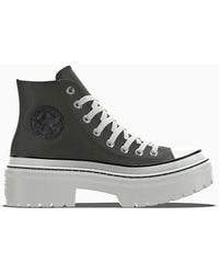 Converse - Custom Chuck Taylor All Star Lugged Heel Platform Leather By You - Lyst
